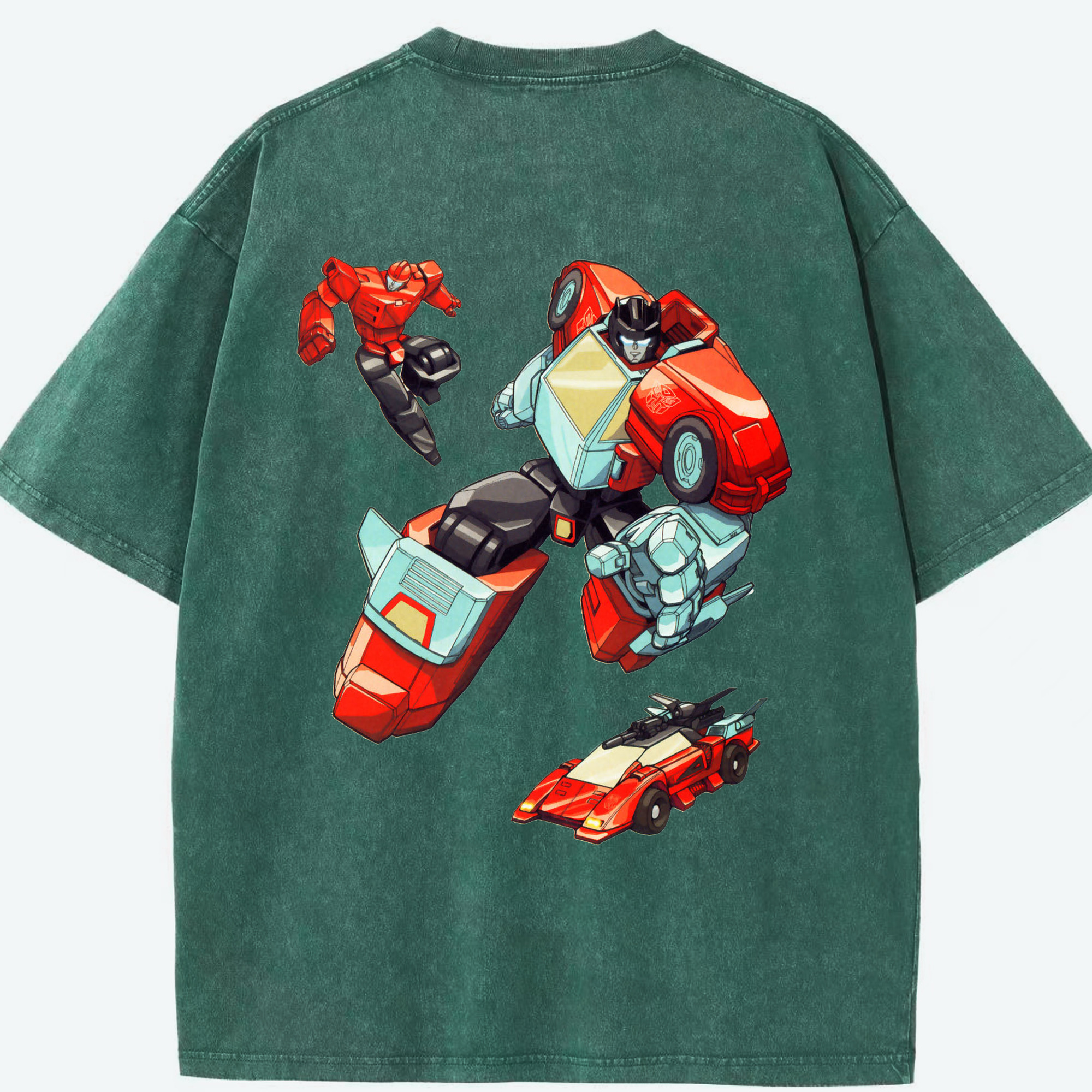 （画像用）  綿100% ヴィンテージ風 半袖Tシャツ（背面プリント）